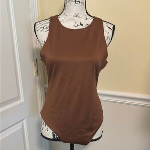 NWOT BP Brown Sleeveless Women's Body suit